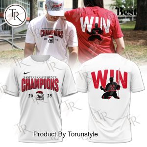 2025 Eastern Conference Champions Charlotte Checkers Limited Edition Hoodie – White