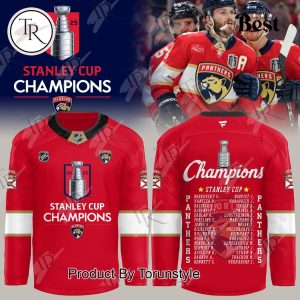 2025 Stanley Cup Champions Florida Panthers Hockey Jersey