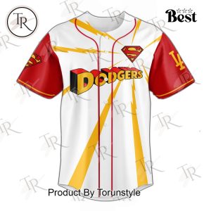 Los Angeles Dodgers X Superman “Man of Steel” 2025 Limited Edition Baseball Jersey