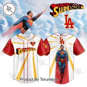 Los Angeles Dodgers X Superman “Man of Steel” 2025 Limited Edition Baseball Jersey