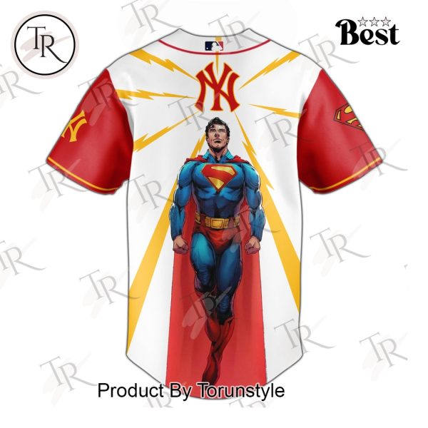 New York Yankees X Superman “Man of Steel” 2025 Limited Edition Baseball Jersey