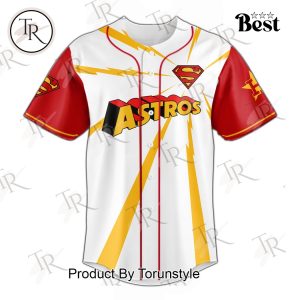 Houston Astros X Superman “Man of Steel” 2025 Limited Edition Baseball Jersey