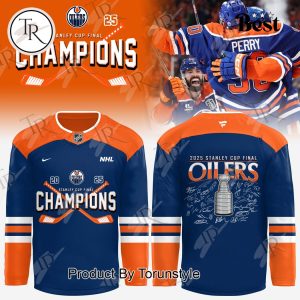 Stanley Cup Fianl Champions 2025 Edmonton Oilers Limited Edition Hockey Jersey