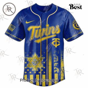 Minnesota Twins X Jewish Heritage Month 2025 Limited Edition Baseball Jersey