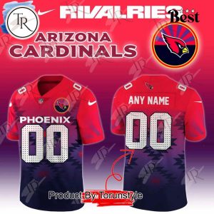 Arizona Cardinals 2025 X Rivalries Custom Name Limited Edition Football Jersey