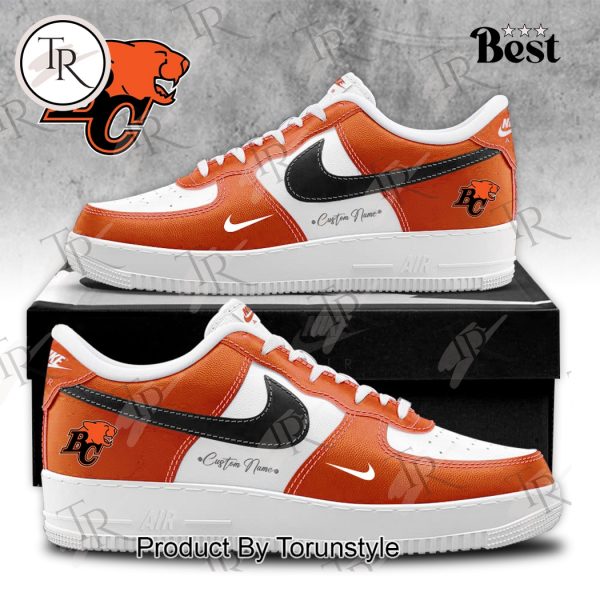 BC Lions 2025 Logo Custom Name AF1 Sneakers