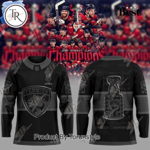 Back To Back Florida Panthers 2025 Stanley Cup Champions Limited Edition Hockey Jersey