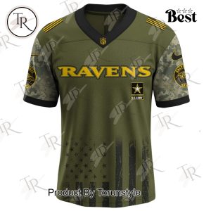 Baltimore Ravens X 250th U.S Army This We’ll Defend Limited Edition Football Jersey