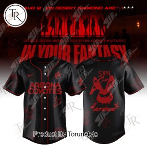 Arizona Coyotes In Your Fantasy Ateez 2025 World Tour “San” Baseball Jersey