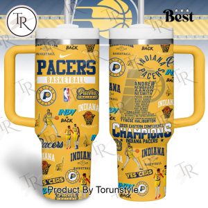 Indiana Pacers Basketball 2025 Eastern Conference Champions Limited Edition 40oz Tumbler