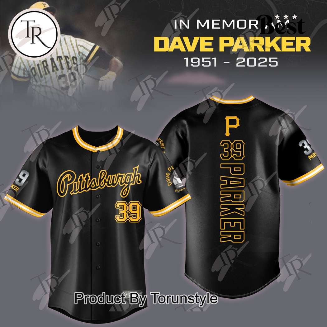 Dave Parker x Pittsburgh Pirates 1951-2025 In Memoriam Edition Baseball Jersey