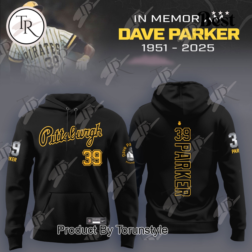 Dave Parker x Pittsburgh Pirates 1951-2025 In Memoriam Edition Hoodie