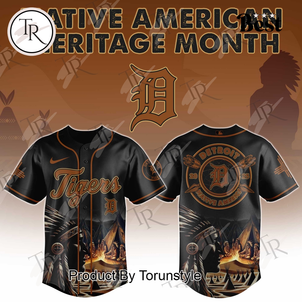 Detroit Tigers X Native American Heritage Month Special Edition Baseball Jersey