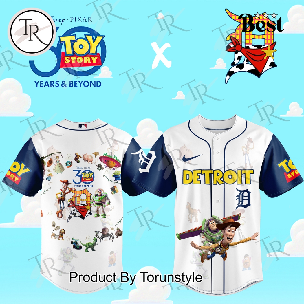 Detroit Tigers X Toy Story 30 Years & Beyond Special Edition Baseball Jersey