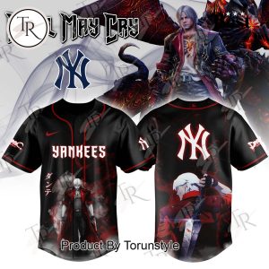 New York Yankees X Dante Devil May Cry 2025 Special Edition Baseball Jersey
