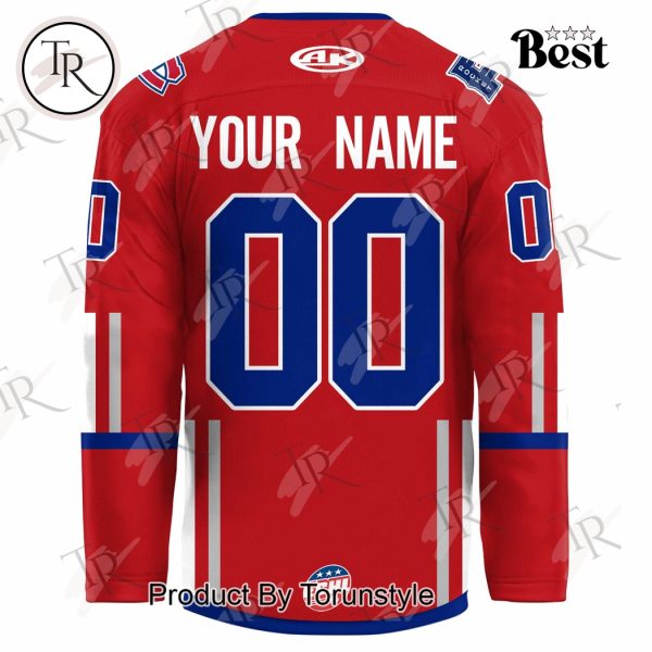 Trois-Rivieres Lions 2025 Kelly Cup Playoffs Custom Name Limited Edition Hockey Jersey – Red