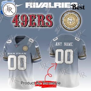 San Francisco 49ers 2025 X Rivalries Custom Name Limited Edition Football Jersey