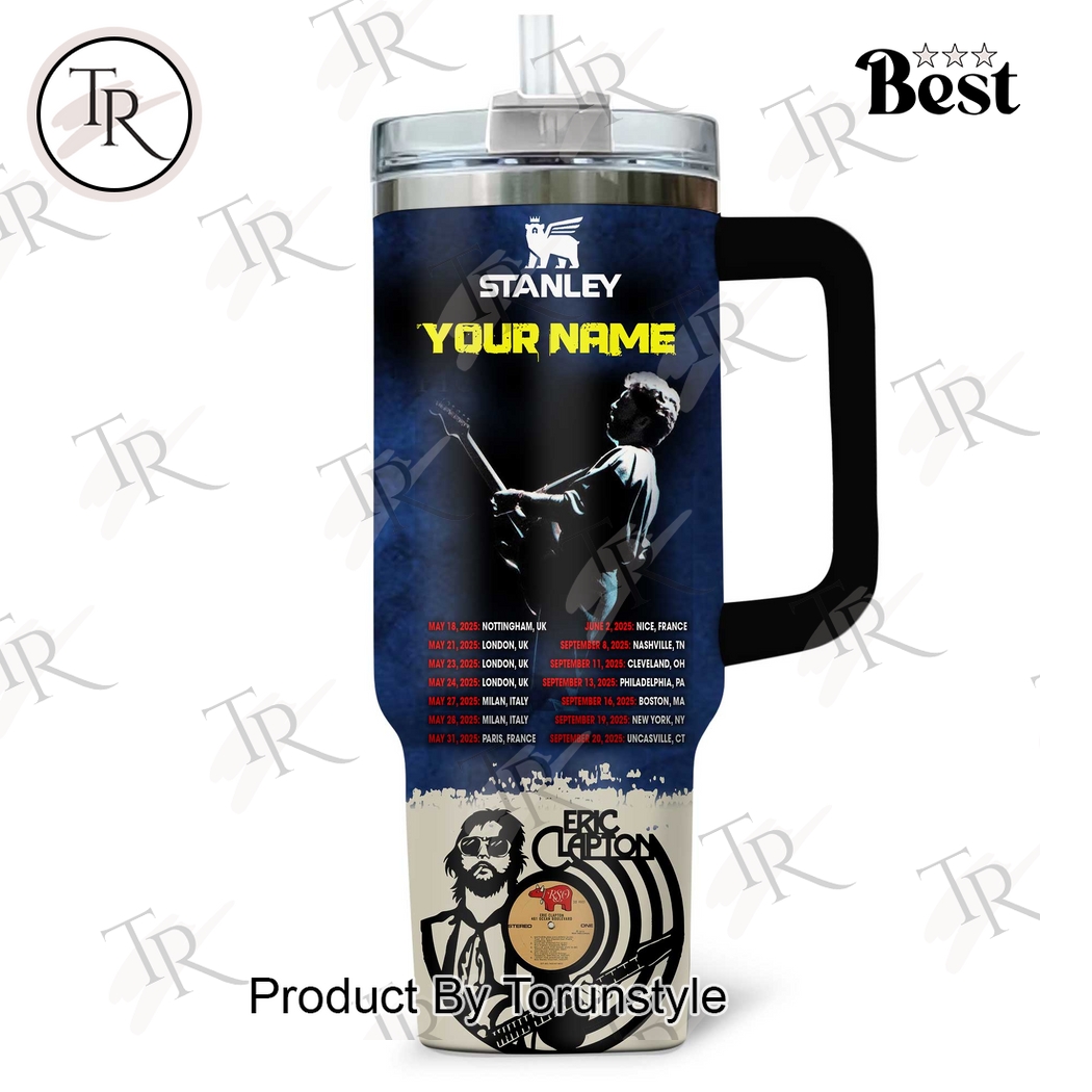 Eric Clapton Slowhand 2025 Tour Limited Edition 40oz Tumbler Eric Clapton Slowhand 2025 Tour Limited Edition 40oz Tumbler