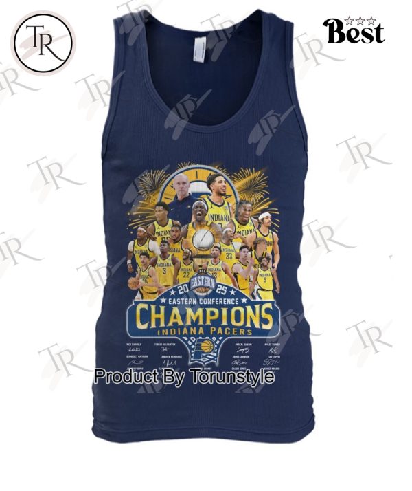 2025 NBA Eastern Conference Champions Indiana Pacers Limited Edition T-Shirt