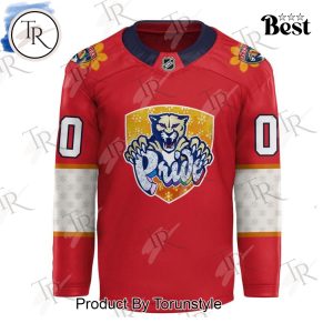 Happy Pride Month X Florida Panthers 2025 Custom Name Limited Edition Hockey Jersey