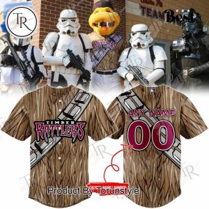 Wisconsin Timber Rattlers X Star Wars Custom Name 2025 Limited Edition Baseball Jersey