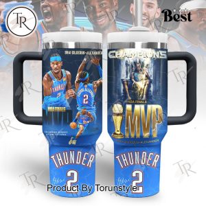 MVP Shai Gilgeous-Alexander X Oklahoma City Thunder Limited Edition 40oz Tumbler
