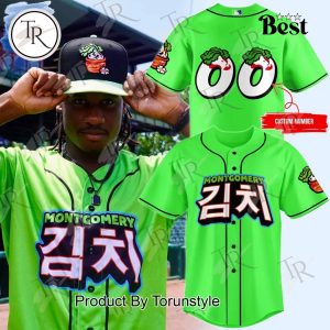 Montgomery Biscuits X Kimchi & Korean Heritage NightLimited Edition Baseball Jersey
