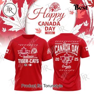 Hamilton Tiger-Cats X Happy Canada Day 2025 Special Edition Hoodie