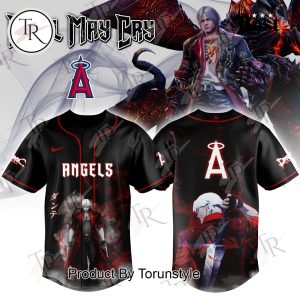 Los Angeles Angels X Dante Devil May Cry 2025 Special Edition Baseball Jersey