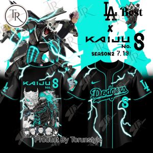 Los Angeles Dodgers x Kaiju No.8 Special Edition Baseball Jersey