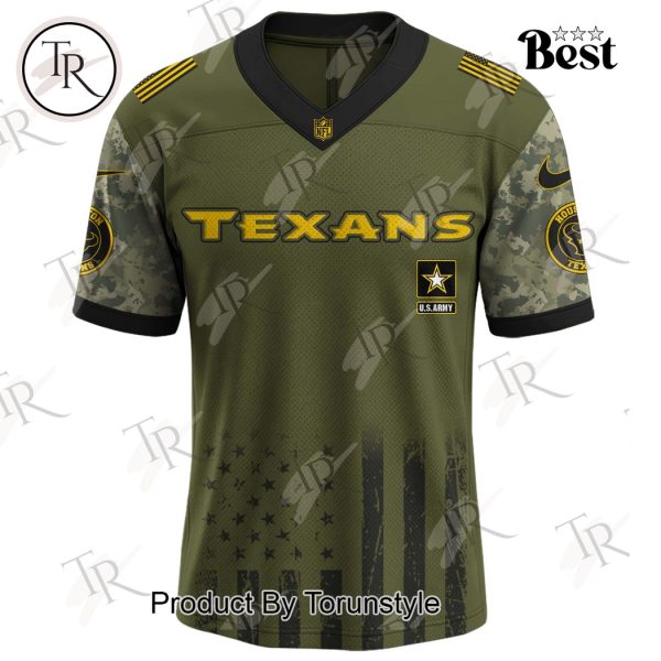 Houston Texans X 250th U.S Army This We’ll Defend Limited Edition Football Jersey