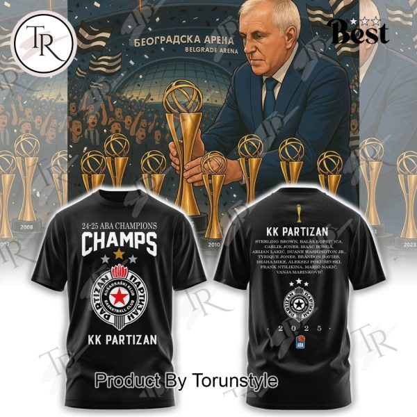 KK Partizan 24-25 ABA Champions Limited Edition Hoodie