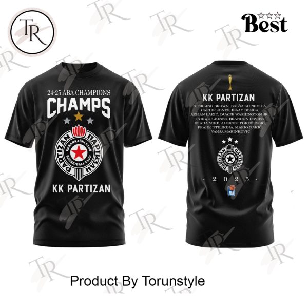 KK Partizan 24-25 ABA Champions Limited Edition Hoodie