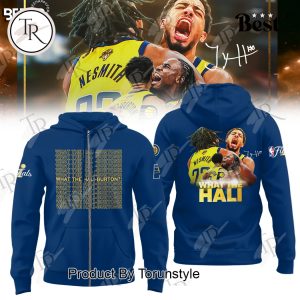 Indiana Pacers What The Hali-Burton?! Finals 2025 Champions Limited Edition Hoodie – Blue