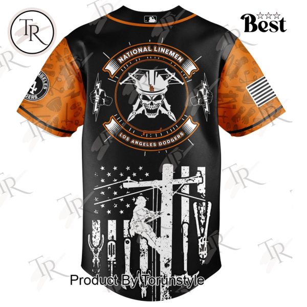 Los Angeles Dodgers X National Lineman Appreciation Day 2025 Limited Edition Baseball Jersey