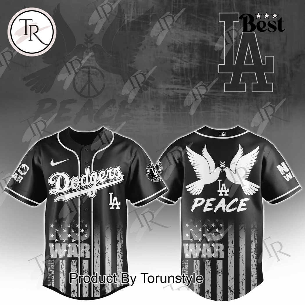 Los Angeles Dodgers X Peace 2025  Edition Baseball Jersey