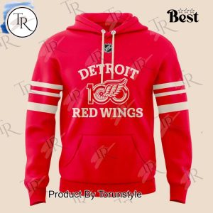 Detroit Red Wings 100 Years Of Hockeytown Limited Edition Hoodie