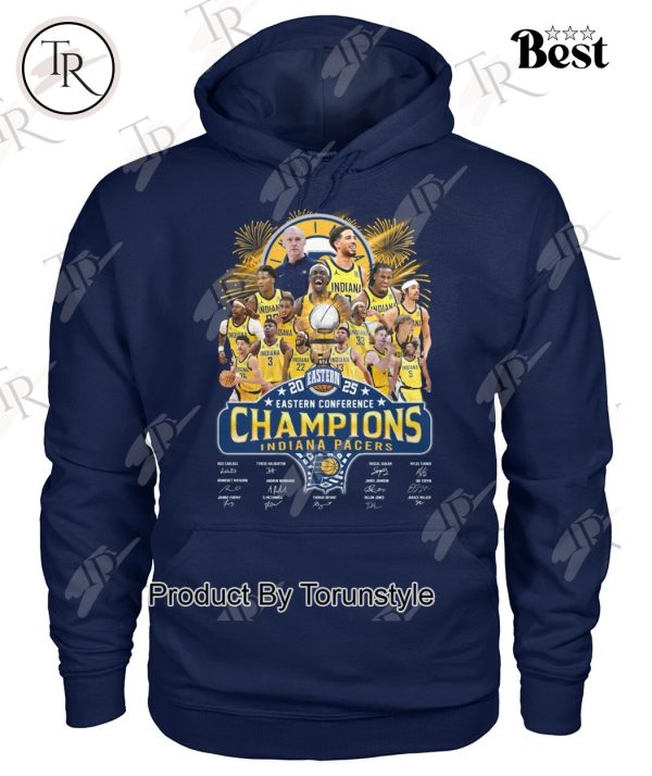 2025 NBA Eastern Conference Champions Indiana Pacers Limited Edition T-Shirt