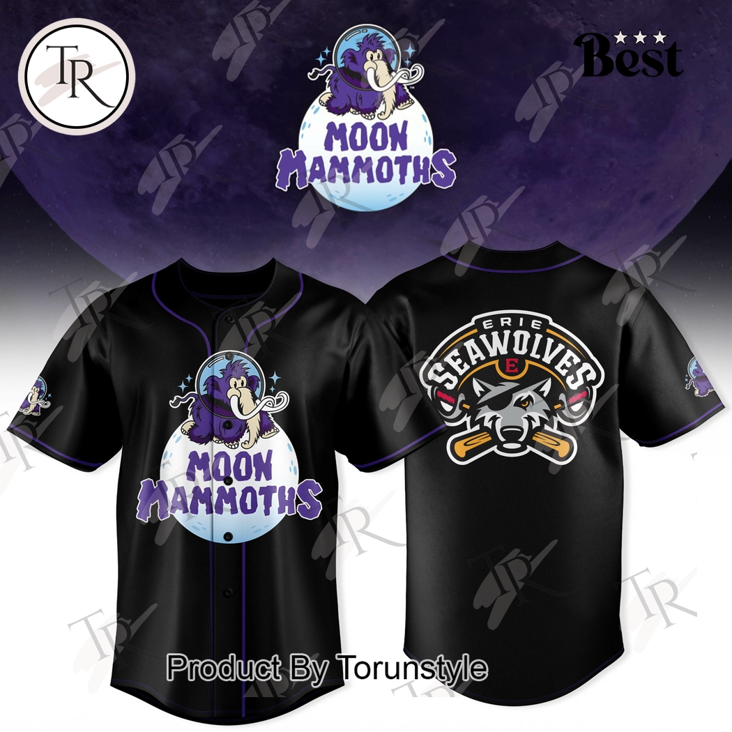 Moon Mammoths X Erie SeaWolves 2025 Edition Baseball Jersey