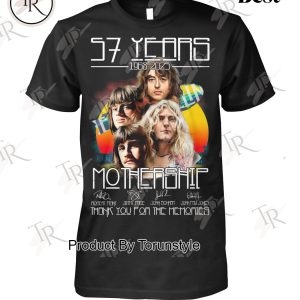 Mothership Band 57 Years 1968-2025 Thank You For The Memories T-Shirt