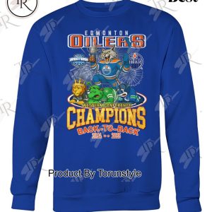 Edmonton Oilers Western Conference Champions Back To Back 2024-2025 Limited Edition T-Shirt
