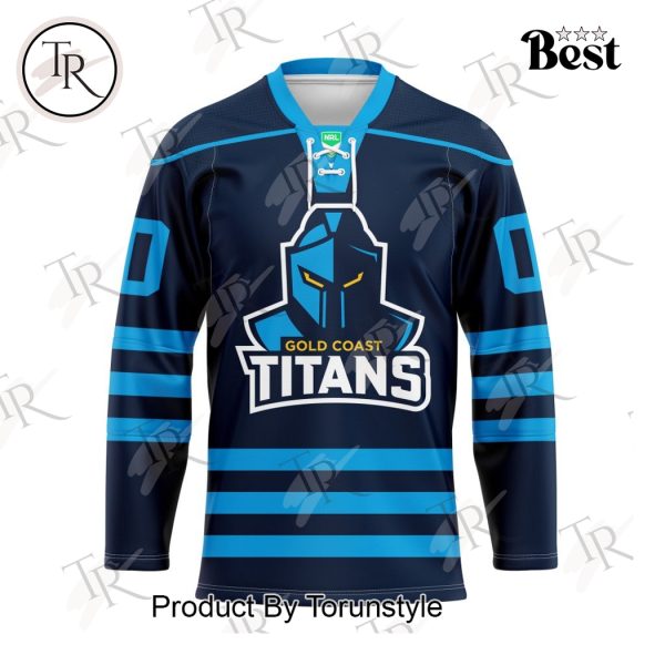 Gold Coast Titans 2025 Custom Name New Limited Edition Hockey Jersey