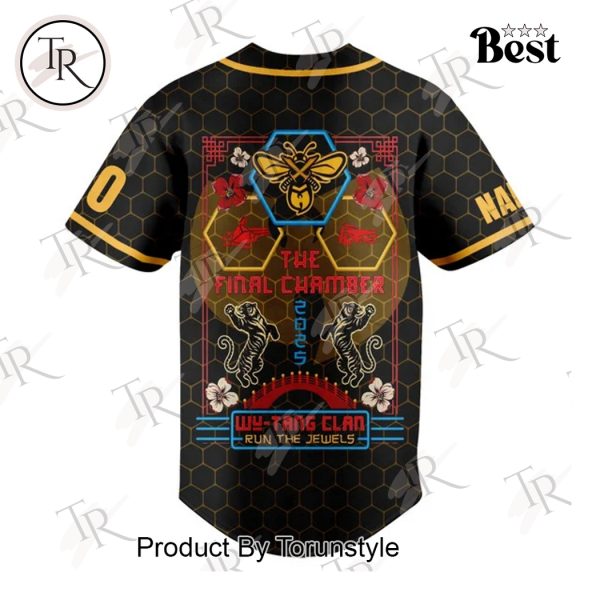The Final Chamber 2025 Wu-Tang Clan Forever Run The Jewels Custom Name Limited Edition Baseball Jersey