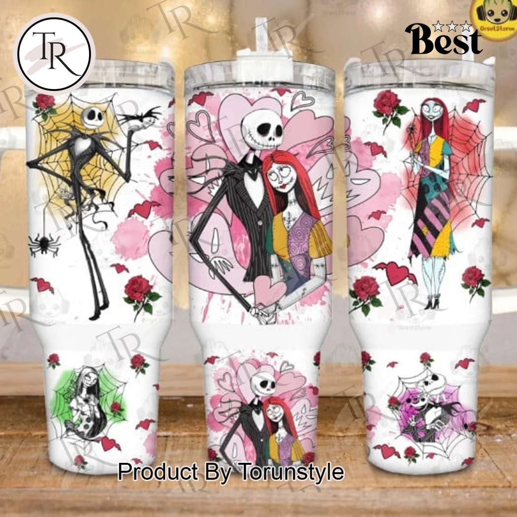 Nightmare Before Christmas 2025 Jack And Sally Limited Edition 40oz Tumbler Nightmare Before Christmas 2025 Jack And Sally Limited Edition 40oz Tumbler