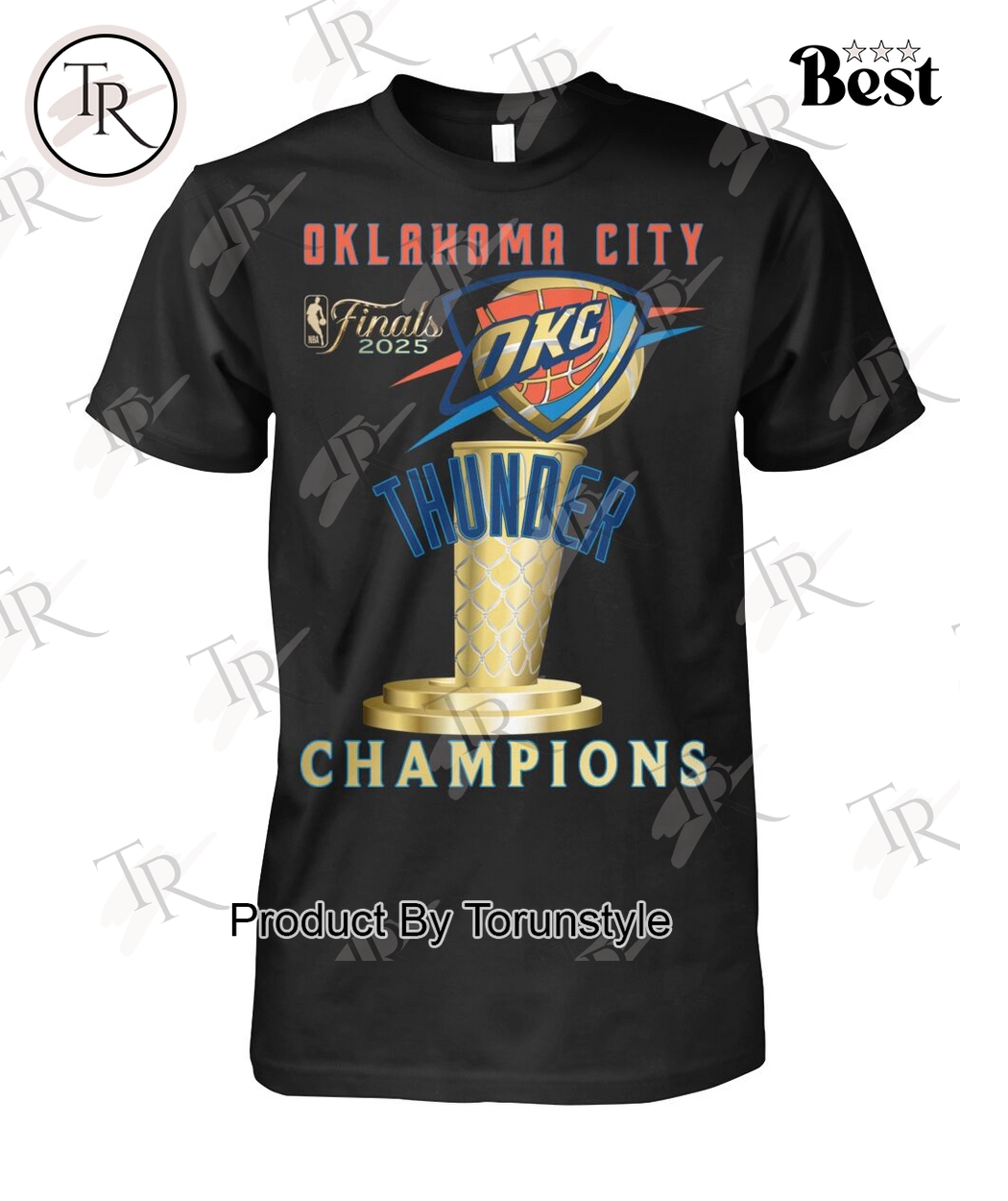 Oklahoma City Thunder Finals 2025 Champions  Edition T-Shirt