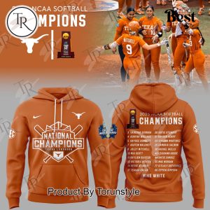 Texas Longhorns 2025 NCAA Softball National Champions Limited Edition Hoodie