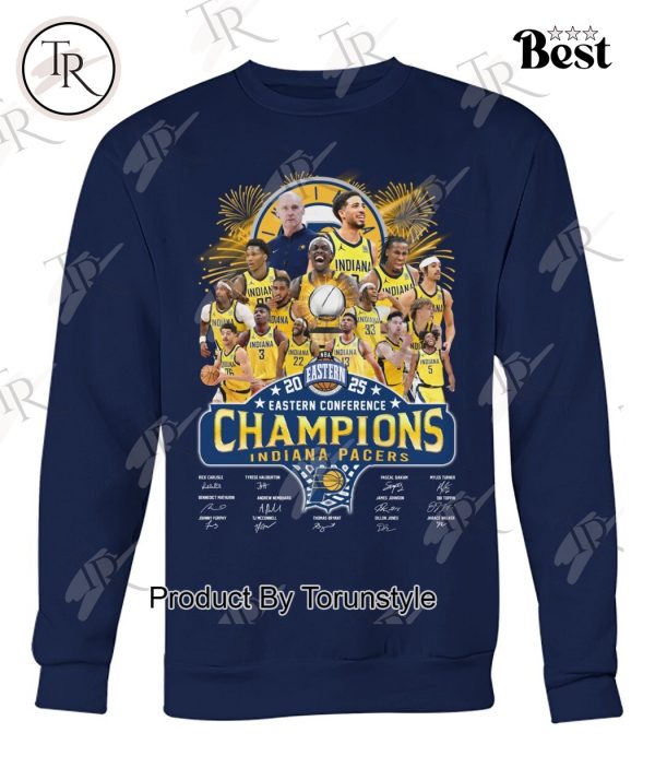 2025 NBA Eastern Conference Champions Indiana Pacers Limited Edition T-Shirt