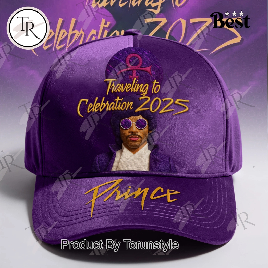 Prince Traveling To Celebration 2025 Limited Edition Cap Prince Traveling To Celebration 2025 Limited Edition Cap