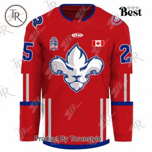 Trois-Rivieres Lions 2025 Kelly Cup Playoffs Special Edition Hockey Jersey – Red