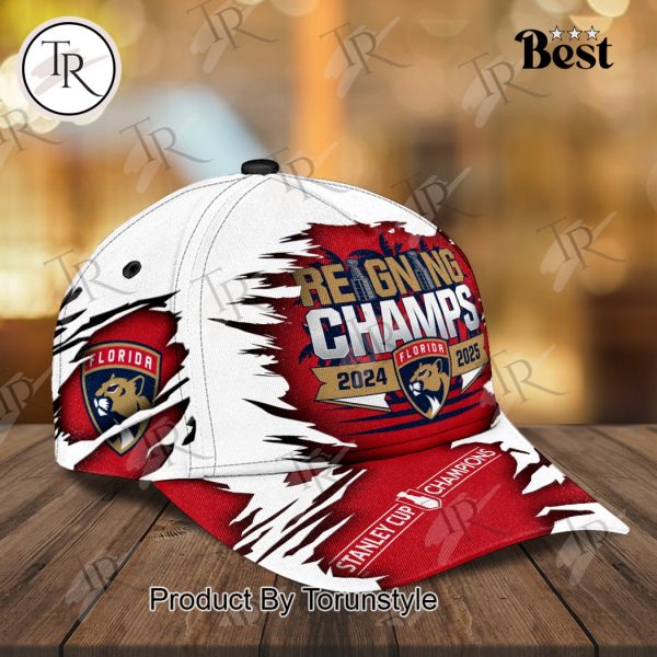 Reigning Champs 2024-2025 Stanley Cup Champions Florida Panthers Special Edition Cap